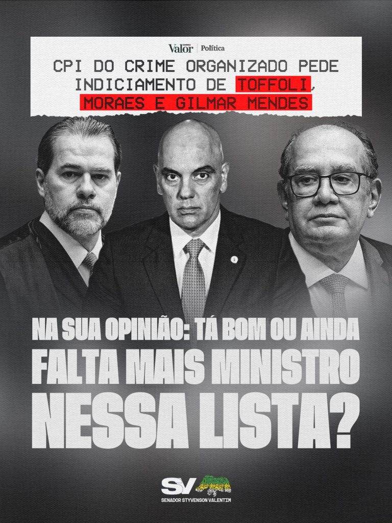 Instagram post from senadorstyvensonvalentim. This post is in position 3.