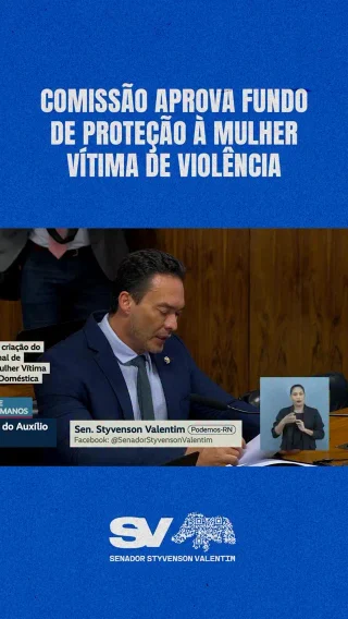 Instagram post from senadorstyvensonvalentim. This post is in position 1.